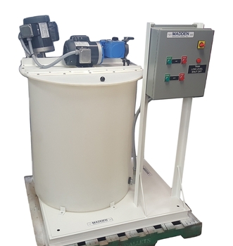 Chemical metering pump, chemical feed system